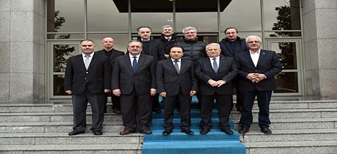 TÜBA Başkanı Şeker’den Rektör Karakaş’a Ziyaret TÜBA Başkanı Şeker’den Rektör Karakaş’a Ziyaret