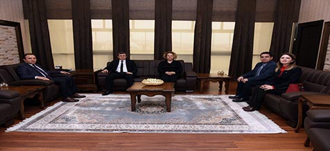 Rektör Karakaş Doğa Koruma ve Milli Parklar 5. Bölge Müdürü Çılgın’ı Kabul Etti Rektör Karakaş Doğa Koruma ve Milli Parklar 5. Bölge Müdürü Çılgın’ı Kabul Etti