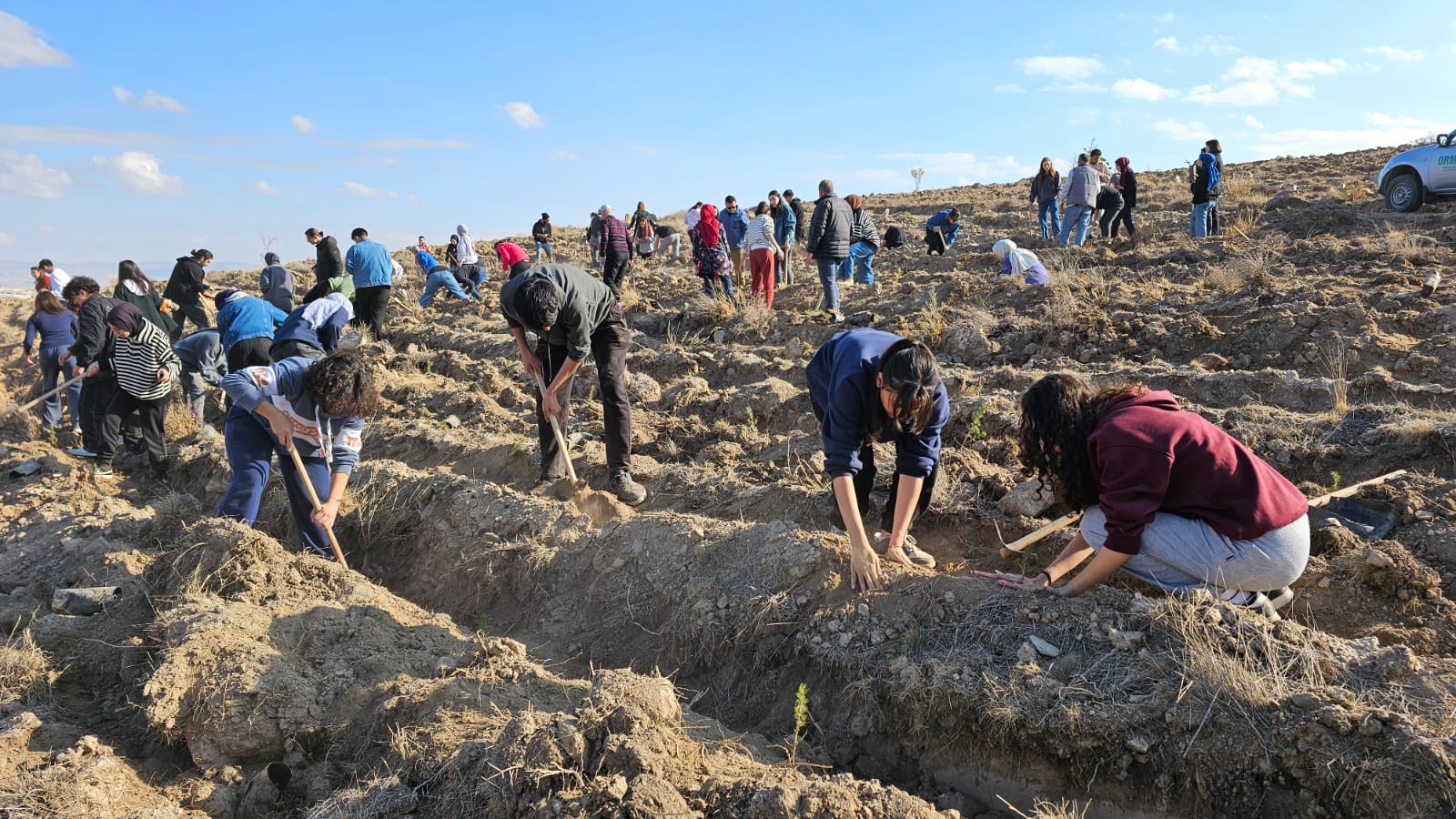 Afyon’da 2024 Fidan Toprakla Buluştu