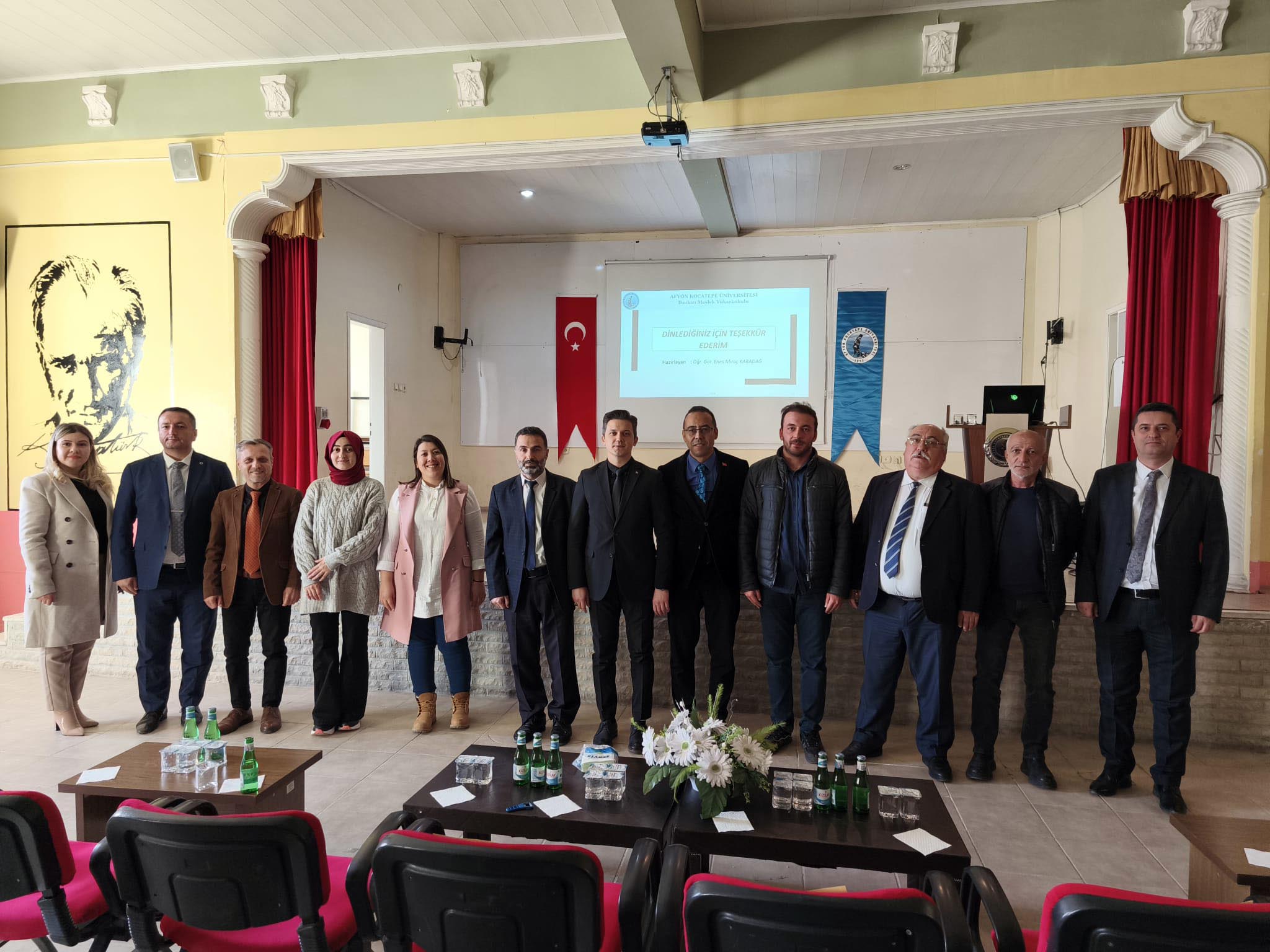 Dazkırı MYO’da Depremden Korunma Yolları Anlatıldı