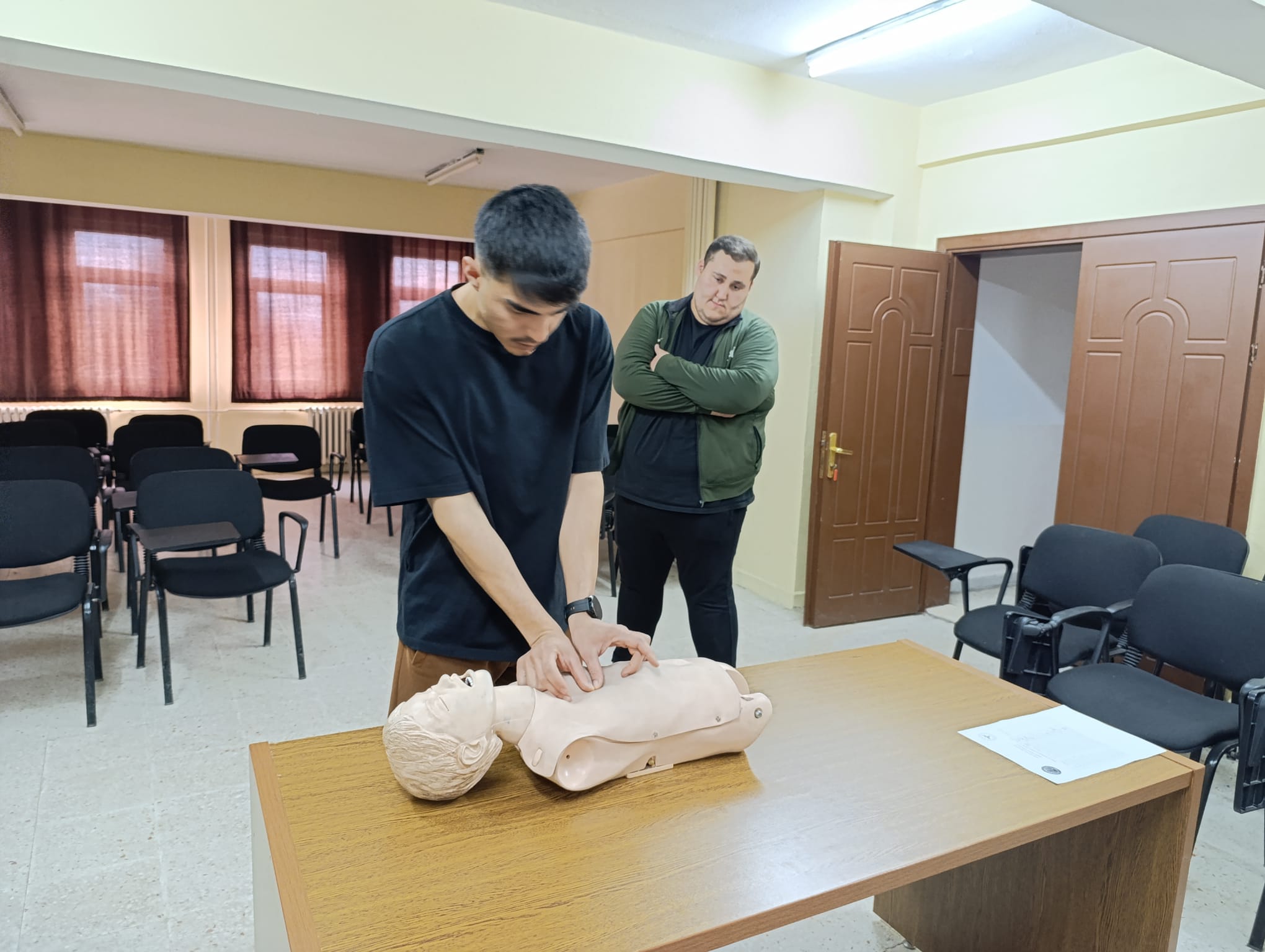 Sandıklı Meslek Yüksekokulunda Temel İlk Yardım Eğitimi Gerçekleştirildi